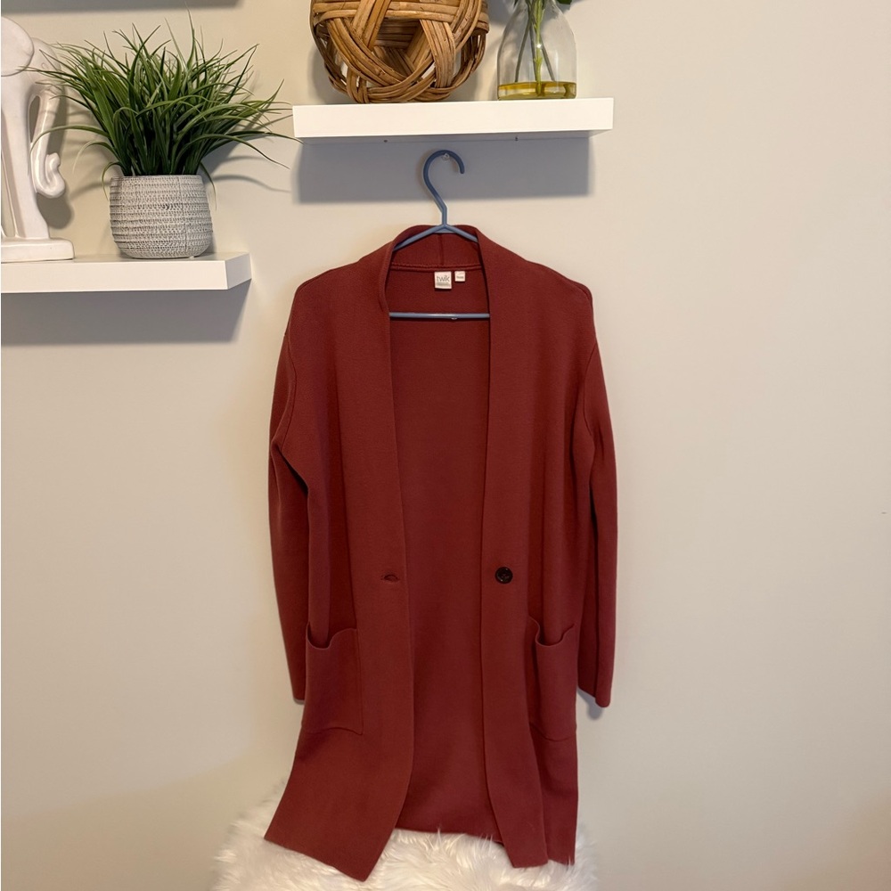 Twik Rust Open Front Cardigan